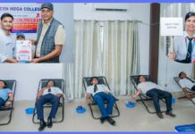 वेस्टर्न मेगा कलेजमा वृहत रक्तदान, ६५ पिन्ट रगत संकलन