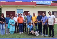 माण्डब्य सेवाश्रममा रोटरी डाउनटाउनको वृक्षारोपण