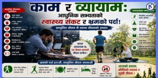 काम र व्यायाम: आधुनिक सभ्यताको स्वास्थ्य संकट र भ्रमको पर्दा!