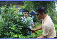 रोटरी डाउनटाउनको तेस्रो पटक वृक्षारोपण तथा सरसफाइ