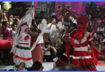 देविनगरमा भैरव नाच प्रदर्शन