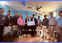 प्रधानमन्त्री दैवी प्रकोप उद्दार कोषमा होटल पौवाको ११ लाख सहयोग