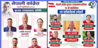 कांग्रेस बुटवल उपमहानगर समितिमा दुई प्यानल, ज्योति र जितबहादुरको टिम मैदानमा