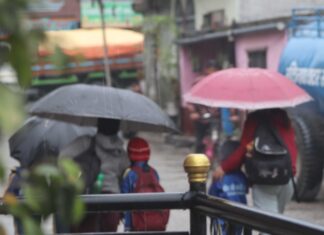 मंगलबारदेखि एक साताभन्दा बढी झरी पर्ने सम्भावना, सतर्क रहन मौसमविद्को आग्रह