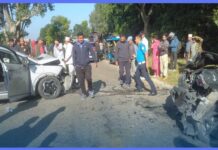 बाँकेमा दुई कार ठोक्किँदा एक जनाको मृत्यु, ६ घाइते