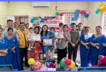 लायन्स तिलोत्तमा रुपन्देहीको स्वस्थ्य शिशु प्रतियोगिता
