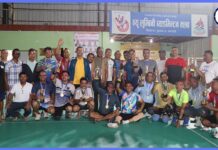 चाडपर्व विशेष न्यू लुम्बिनी ब्याडमिन्टनको आन्तरिक प्रतियोगिता