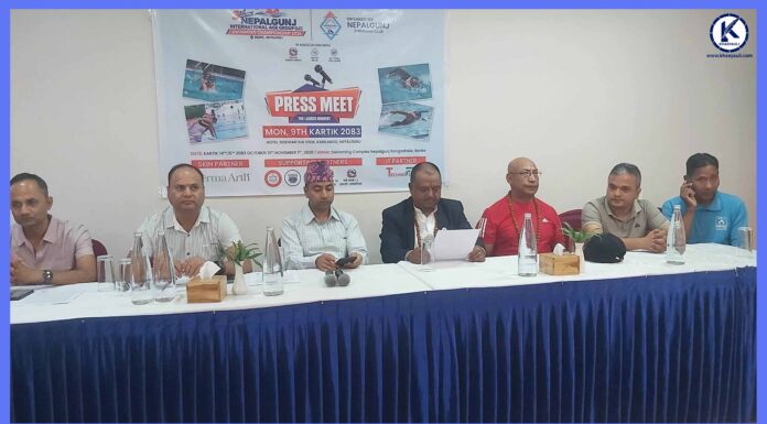 नेपालगन्जमा तेस्रो अन्तर्राष्ट्रिय स्वीमिङ च्याम्पियनसिप हुँदै, २०० खेलाडी सहभागी हुने